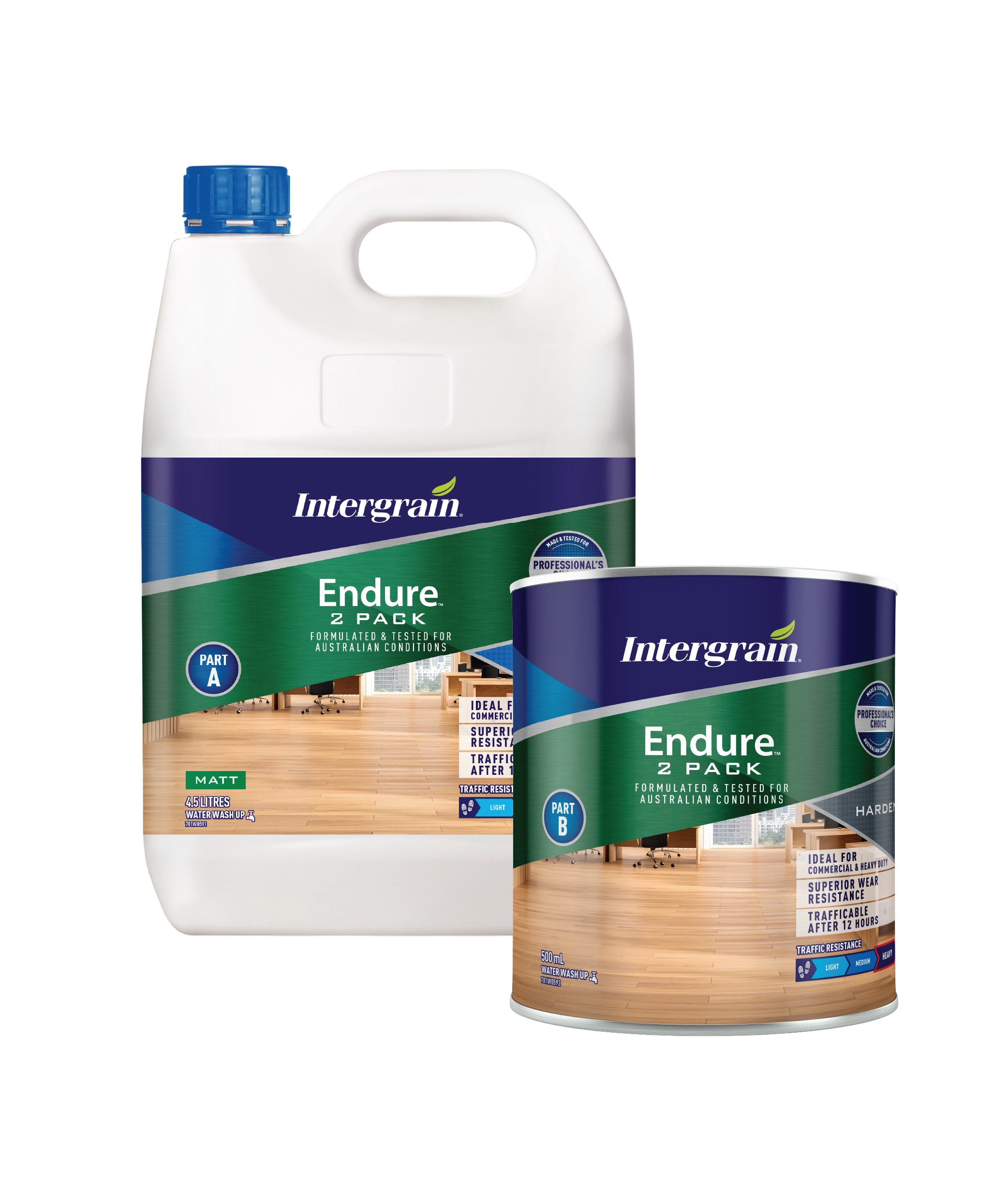 Intergrain Flooring 4.5L Endure 2Pk Part A + B 01