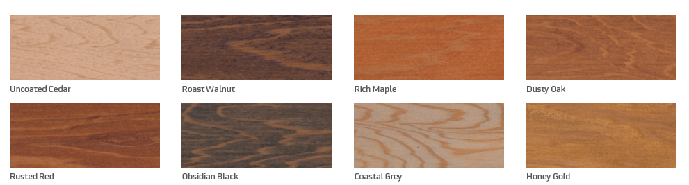 Universal Timber Oil colour range