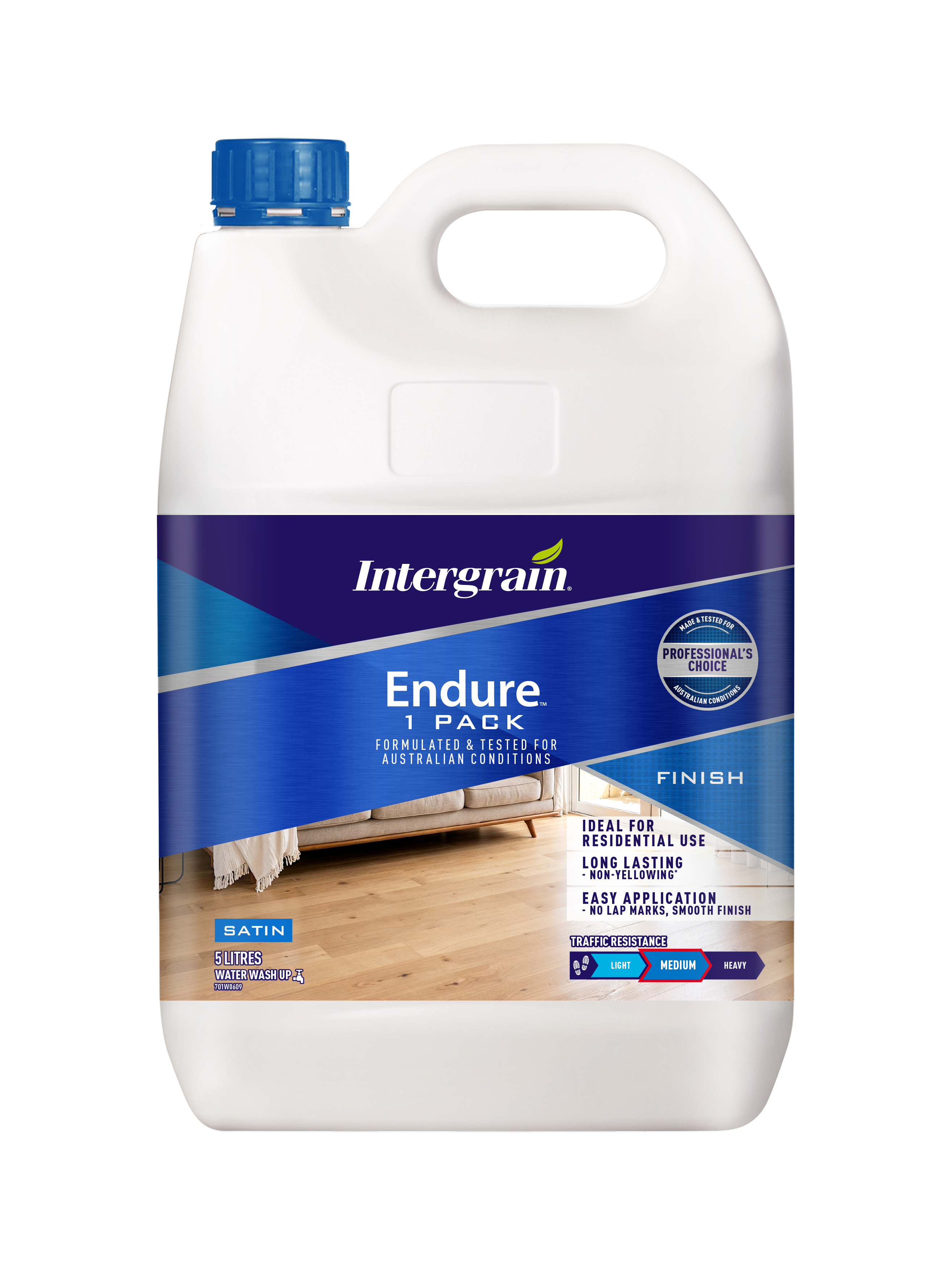 Intergrain Flooring 5L Endure 1Pk Satin